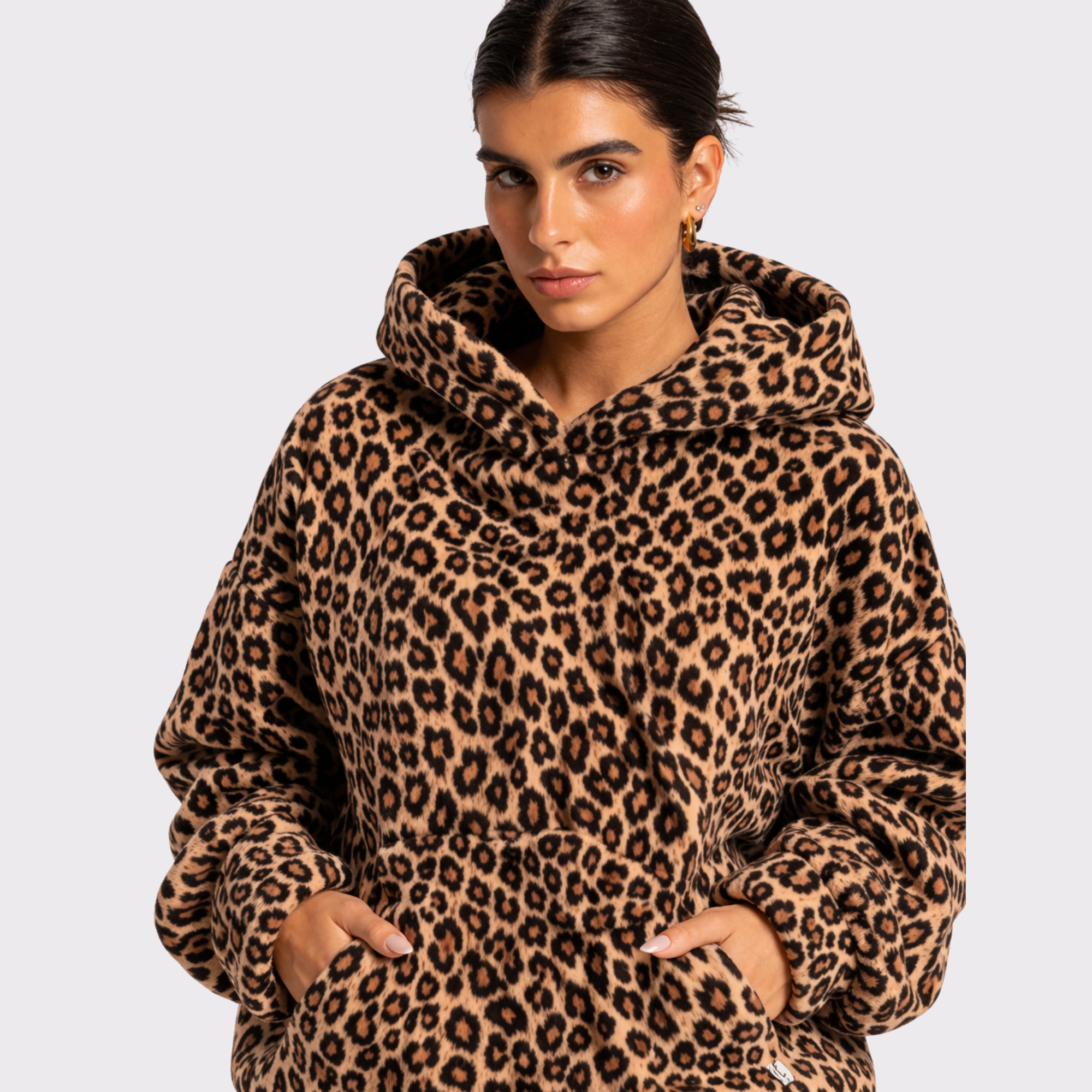 Leopard Oversized Hoodie